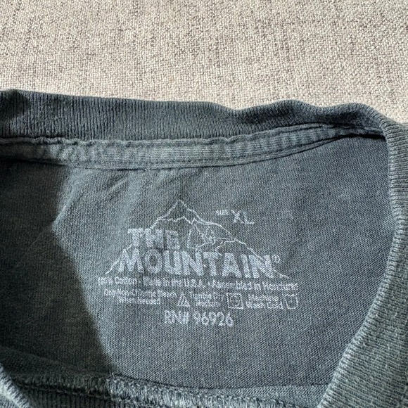 The Mountain Tie Dye 3 Wolves T Shirt XL Men Moon Dark Green Antonio Nesher 2007 - Picture 4 of 5